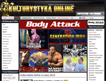 Tablet Screenshot of kulturystyka-online.pl